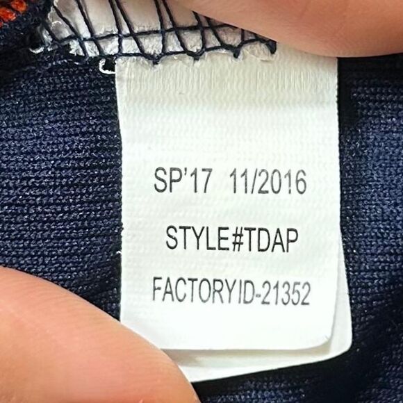 Men's Navy and Orange Tigers D - Picture 5 of 8